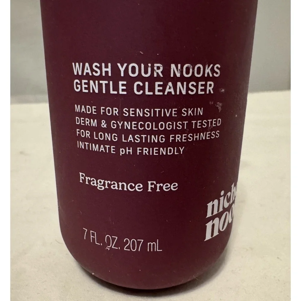 Niches & Nooks Gentle Cleanser Fragrance Free pH Intimate Wash‎ 7fl oz